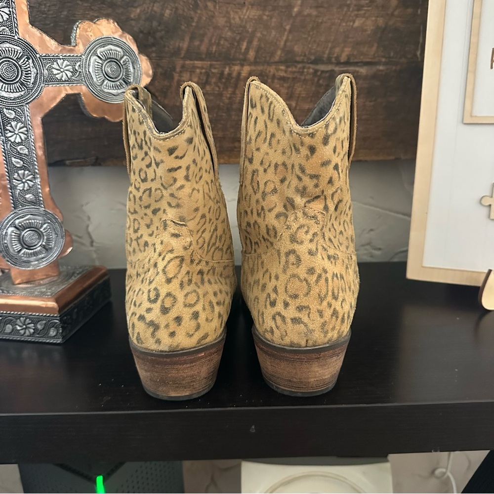 Roper Leopard Print Ankle Boots - Picture 5 of 9